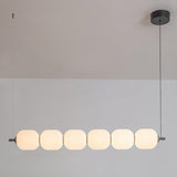 Modern Linear String Sphere Island Pendant Light Image - 3