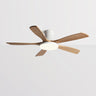 Modern Living Room 5 Wood Blades LED Ceiling Fan Light Image - 4