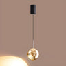 Modern Living Room Clear Glass Globe Pendant Light Image - 7