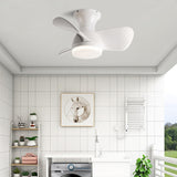 Modern Living Room Wood 3 Blades Ceiling Fan Light Image - 2