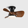 Modern Living Room Wood 3 Blades Ceiling Fan Light Image - 5