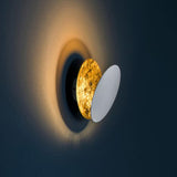 Modern Lunar Eclipse Design Metal LED Wall Sconce Image - 12