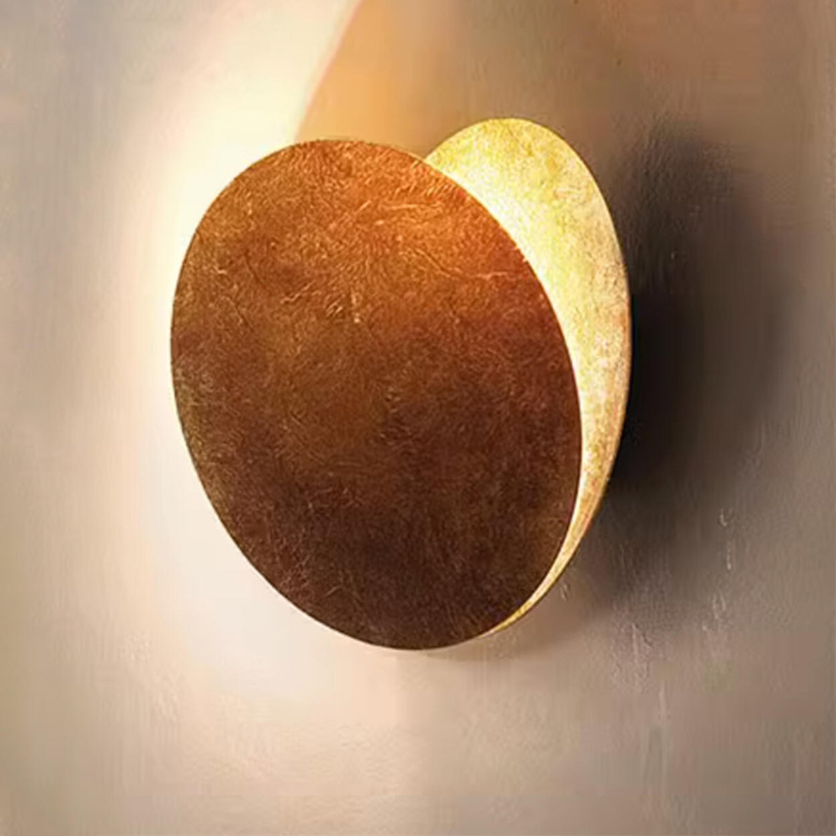 Modern Lunar Eclipse Design Metal LED Wall Sconce Image - 21