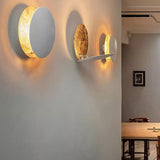 Modern Lunar Eclipse Design Metal LED Wall Sconce Image - 7