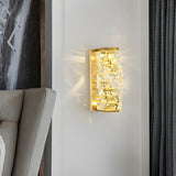 Modern Luxury Crystal Gold Plated Wall Lights Image - 1