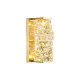 Modern Luxury Crystal Gold Plated Wall Lights Image - 6