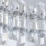 Modern Luxury LED Circular Clear Crystal Chandelier Image - 8