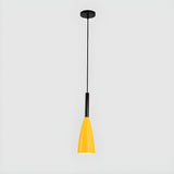 Modern Macaron Colorful Cone Dining Room Pendant Light Set Image - 3