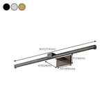 Modern Matte Black Cylinder LED Vanity Wall Light Image - 26