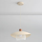 Modern Mesh and Metal White Wide Cone Pendant Light Image - 8