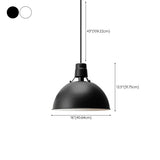 Modern Metal Dome Kitchen Island Pendant Light #size