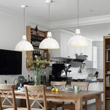 Modern Metal Dome Kitchen Island Pendant Light Image - 3