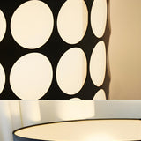 Modern Metal Fabric Drum Floor Lamp Foot Switch Image - 9