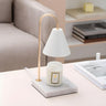 Modern Metal Geometric Cone Shade Candle Table Lamp Image - 10