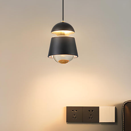 Modern Metal LED Pendant Light Flexible Length Image - 1