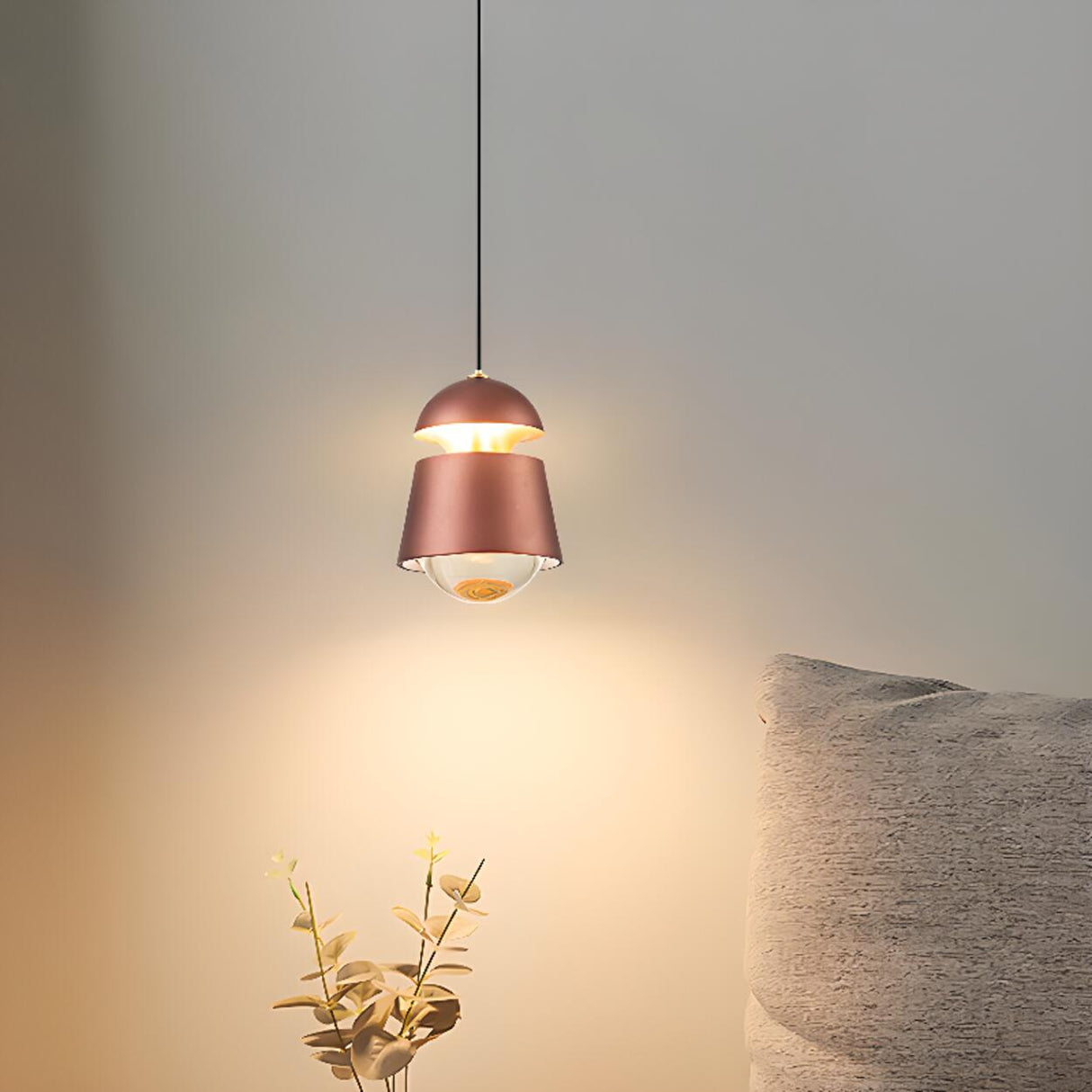 Modern Metal LED Pendant Light Flexible Length Image - 8