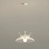 Modern Mini Acrylic Pendant Light Crown Dome Dining Room Image - 12