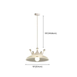 Modern Mini Acrylic Pendant Light Crown Dome Dining Room #size