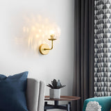 Modern Mini Black Globe LED Metal Wall Sconce Image - 3