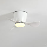 Modern Mini Cone 3 Blade Ceiling Fan with LED Light Image - 15