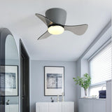 Modern Mini Cone 3 Blade Ceiling Fan with LED Light Image - 4