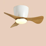 Modern Mini Cone 3 Blade Ceiling Fan with LED Light Image - 7