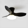 Modern Minimalist 3-Blade Ceiling Fan with LED Light Image - 11