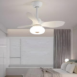 Modern Minimalist 3 Blade Wood Ceiling Fan with Light Image - 10