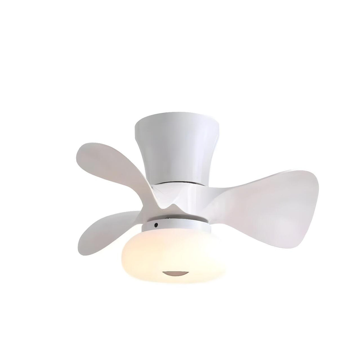 Modern Minimalist 3 Blade Wood Ceiling Fan with Light Image - 4