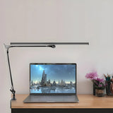 Modern Minimalist Adjustable Metal Arm LED Table Lamp Image - 2