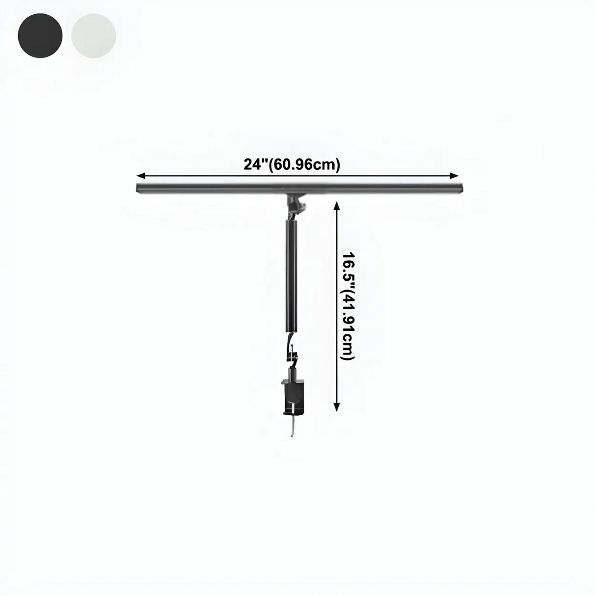 Modern Minimalist Adjustable Metal Arm LED Table Lamp 