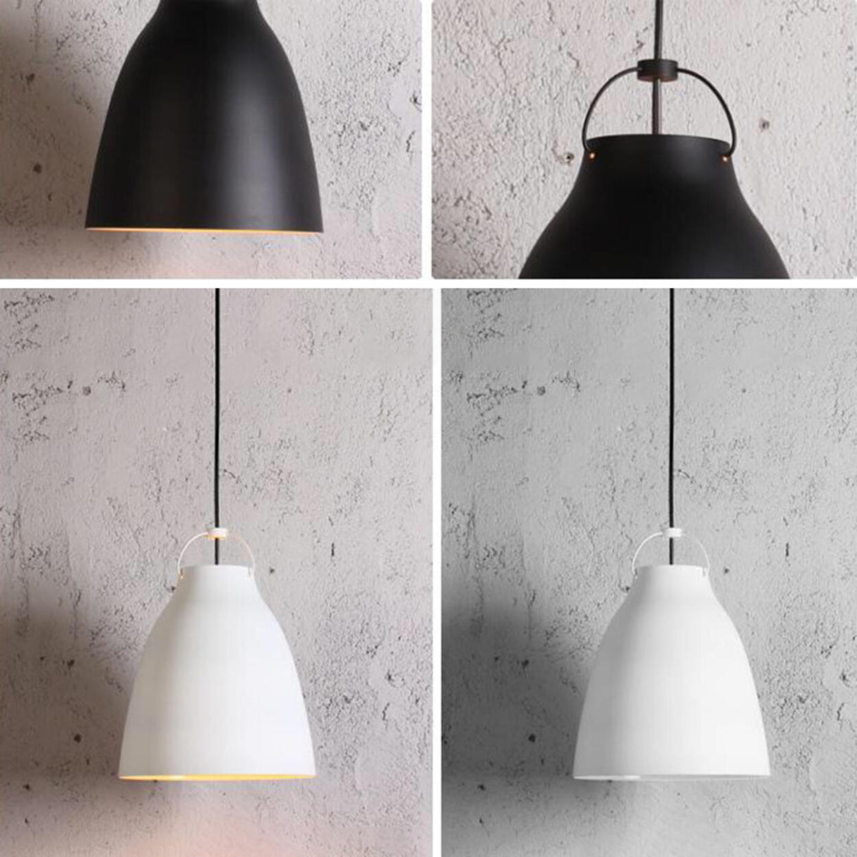 Modern Minimalist  Aluminum Dome Metal Pendant Light Image - 13