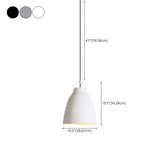 Modern Minimalist  Aluminum Dome Metal Pendant Light Image - 18