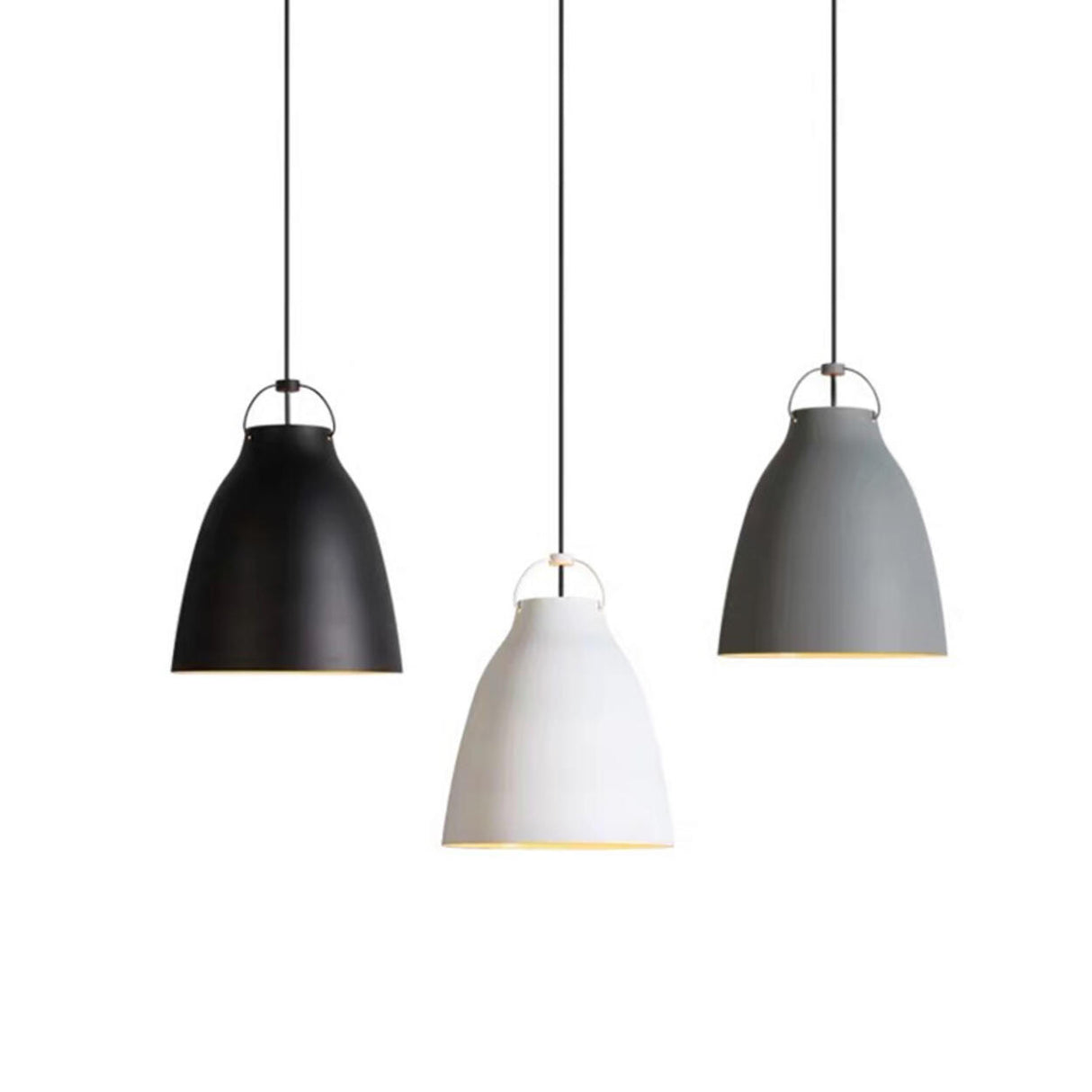 Modern Minimalist  Aluminum Dome Metal Pendant Light Image - 8