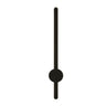 Modern Minimalist Black Linear LED Wall Sconce Image - 3