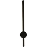 Modern Minimalist Black Linear LED Wall Sconce Image - 7