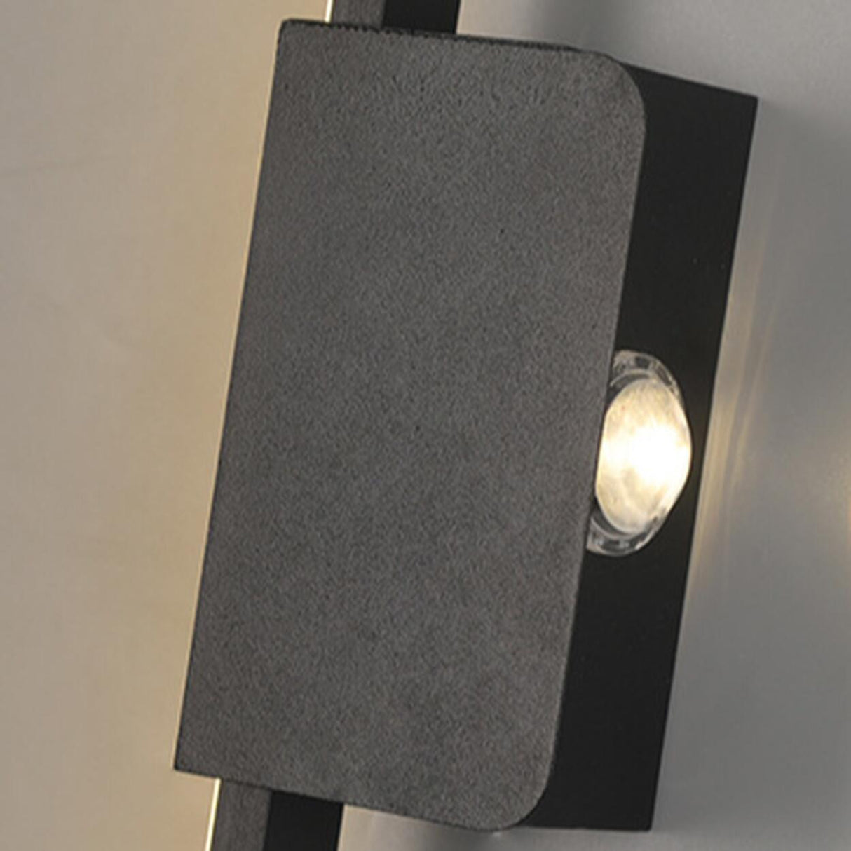 Modern Minimalist Black Up Down LED Vanity Light Image - 16