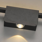 Modern Minimalist Black Up Down LED Vanity Light Image - 17