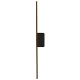 Modern Minimalist Black Up Down LED Vanity Light Image - 5