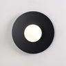 Modern Minimalist Circle Metal Bedside Wall Sconce Image - 6