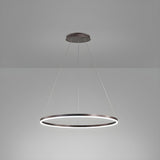 Modern Minimalist Circular LED Dining Room Pendant Light Image - 5