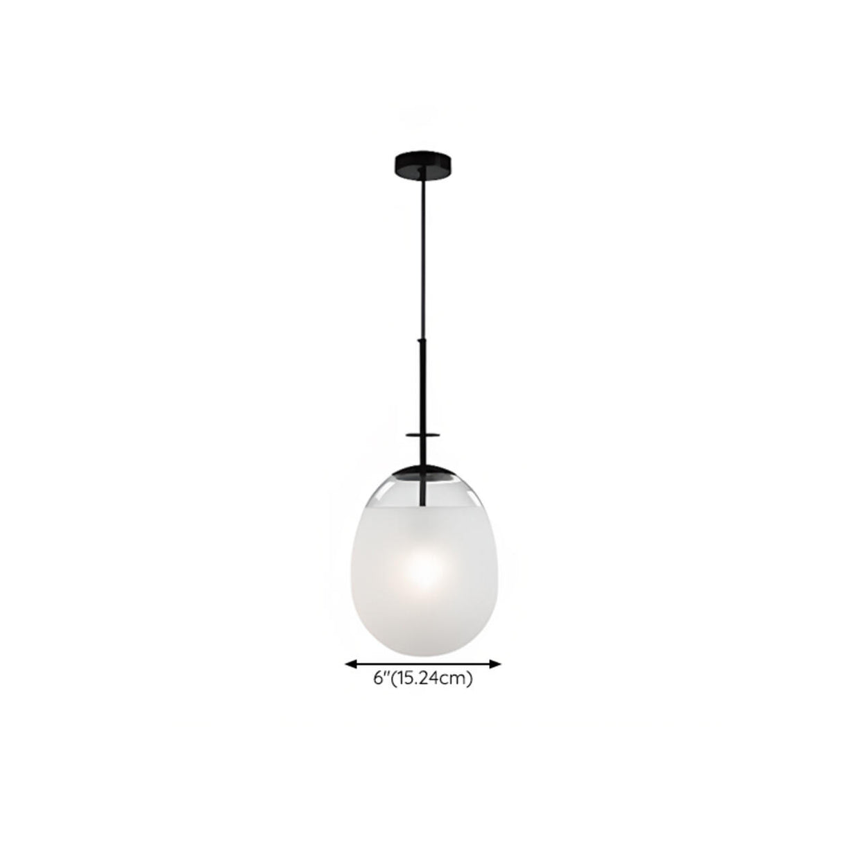 Modern Minimalist Cone Angular White Glass Pendant Light 