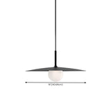 Modern Minimalist Cone Angular White Glass Pendant Light Image - 18