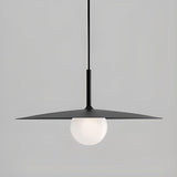 Modern Minimalist Cone Angular White Glass Pendant Light Image - 7