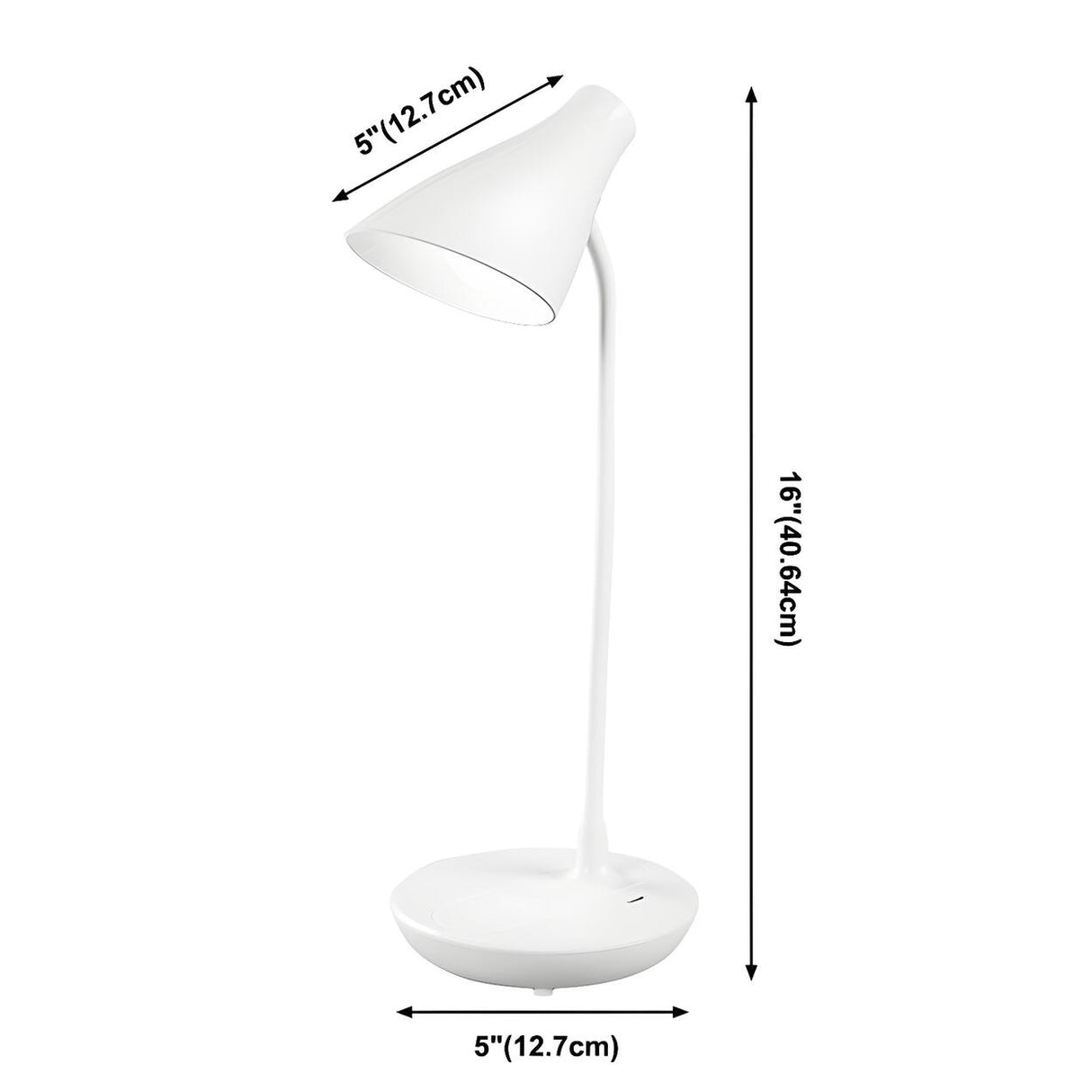 Modern Minimalist Conical Shade Adjustable Table Lamp 