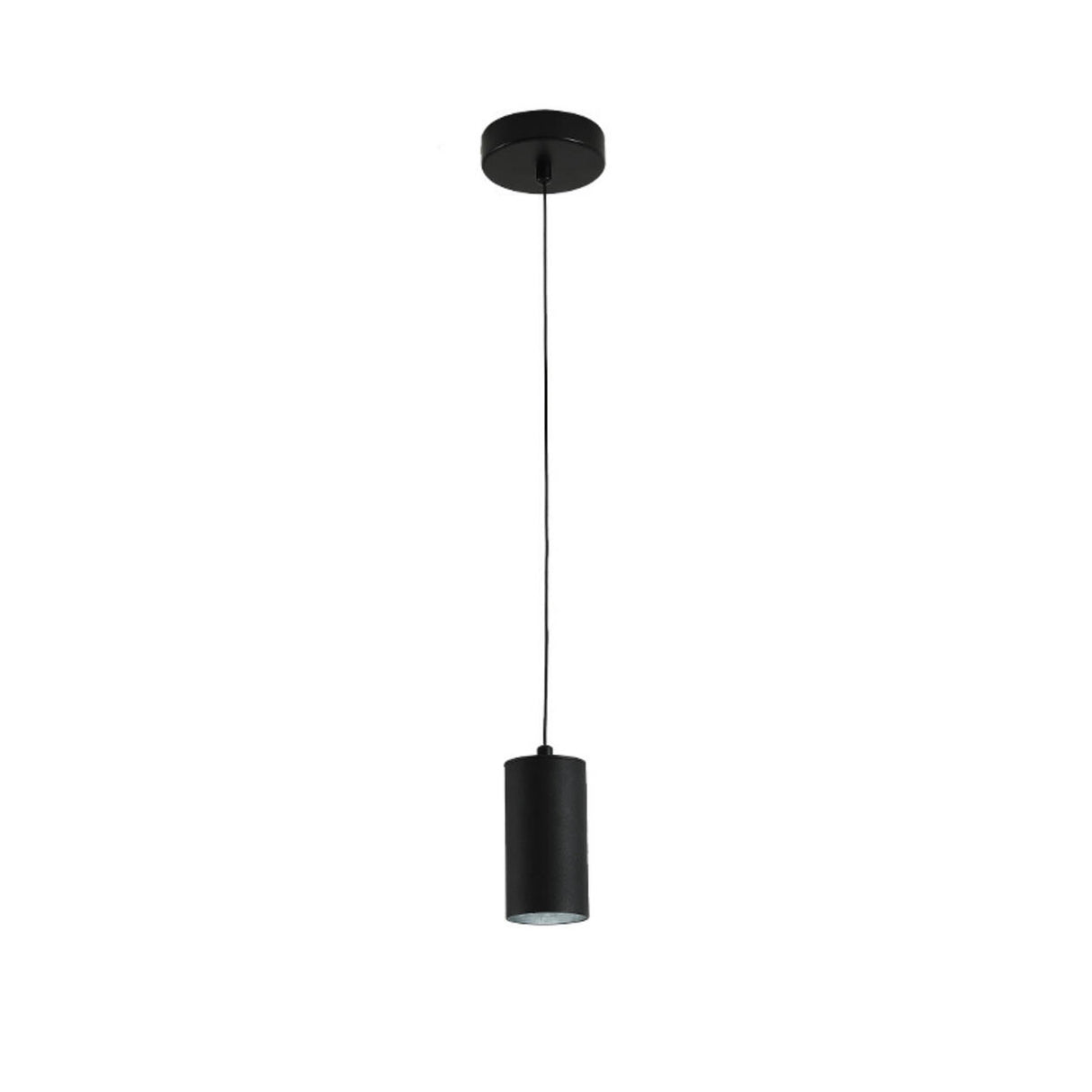 Modern Minimalist Cylinder Alloy Pendant Light Image - 10