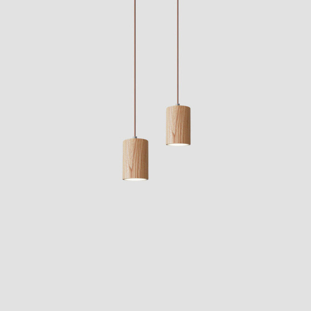 Modern Minimalist Cylinder Alloy Pendant Light Image - 17