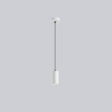 Modern Minimalist Cylinder Alloy Pendant Light Image - 3