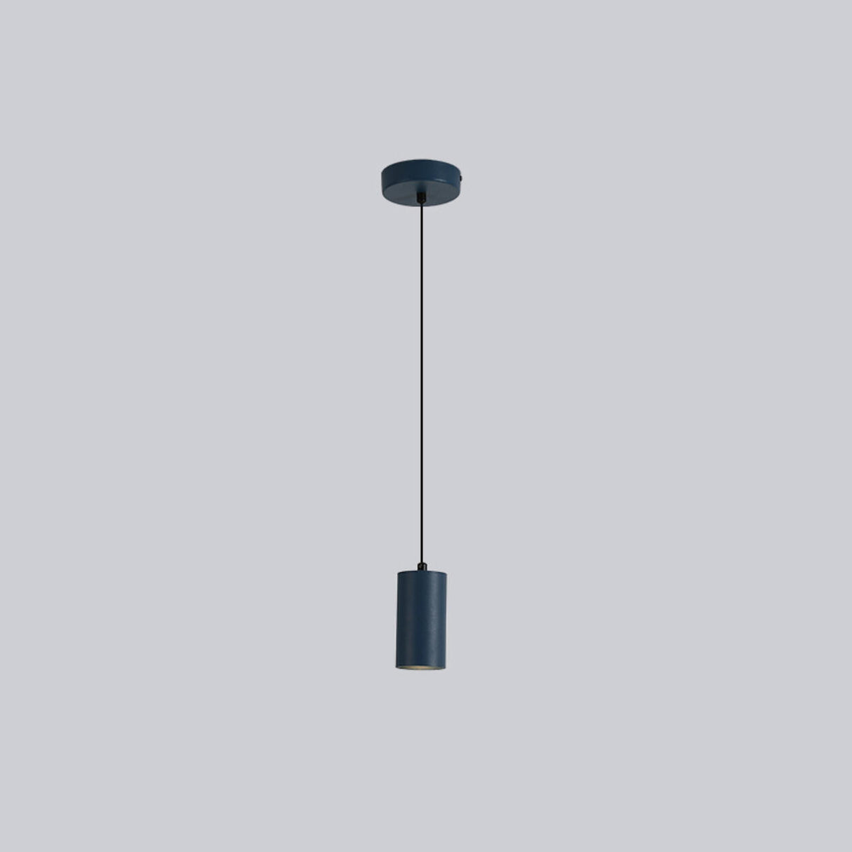 Modern Minimalist Cylinder Alloy Pendant Light Image - 7