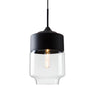 Modern Minimalist Cylinder Clear Glass Pendant Lights Image - 11